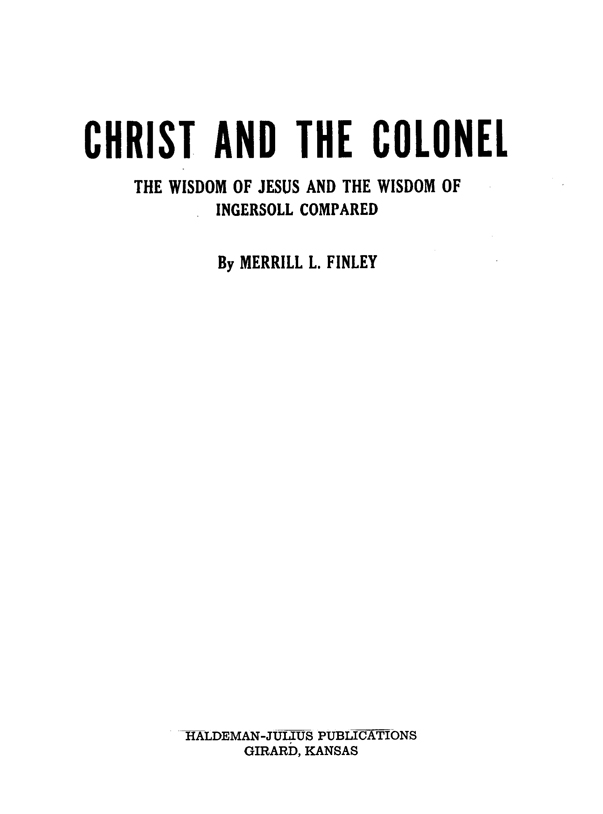 Christ And The Colonel